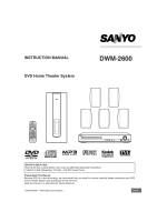 Sanyo DWM-2600 - Owners Manual 
